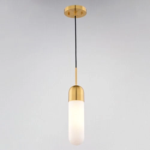 Vaxcel Lighting P0420 5"W Suspension Mini Pendant - Gold - Picture 3 of 11