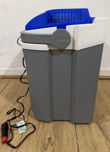 Elektrische Kühlbox Kühlbox Silber Blau Weiß Guter Zustand Autoladegerät.  - Bild 2 von 6