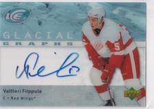 07/08 UD ICE VALTTERI FILPPULA GLACIAL GRAPHS AUTOGRAPH AUTO