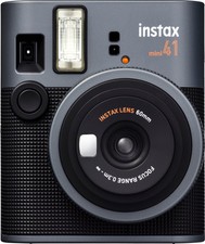 Fujifilm - instax mini 41 Instant Film Camera - Black