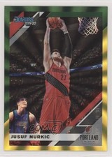 2019-20 Panini Donruss Holo Green & Yellow Laser Jusuf Nurkic #165 a8x