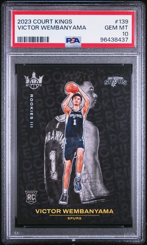 Victor Wembanyama #139 2023 Panini Court Kings card