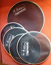T-Drum Trigger Heads 8 10 NETZ LEDER Set für...