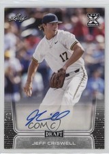 2020 Leaf Draft Auto Jeff Criswell #BA-JC1 Auto 1e19