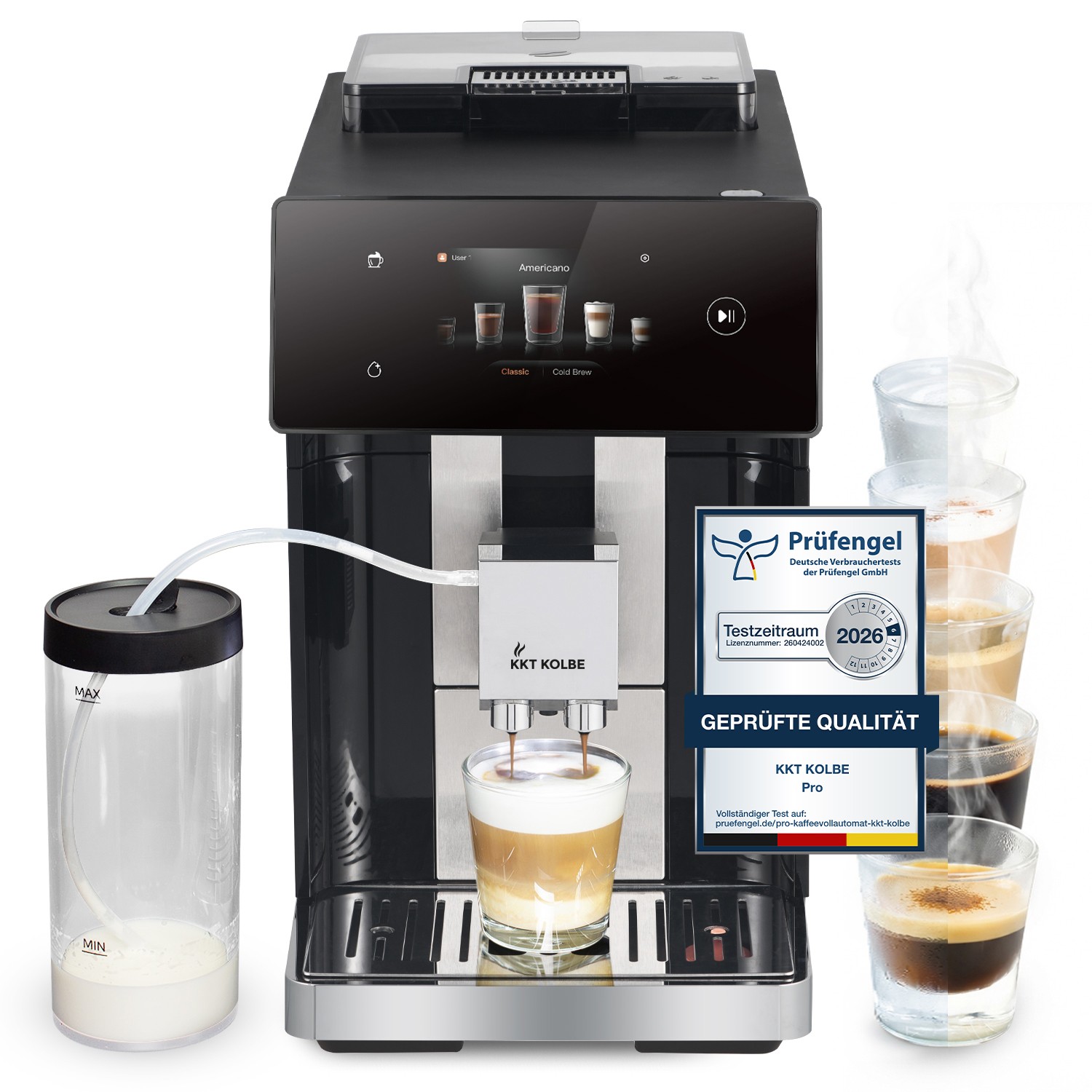 Macchina da caffè automatica macchina da caffè espresso sistema latte espresso