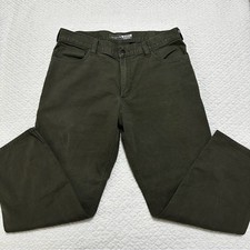 Carhartt Relaxed Fit Canvas Moss Green Utility Work Pants Men  s Size 36x30