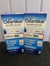 Clearblue Over 99 Accurate Early Combo Pack Pregnancy Tests 2 Tests Exp:9/30/28