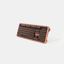 Teclado retroiluminado AZIO clásico mecánico Bluetooth - negro bronce