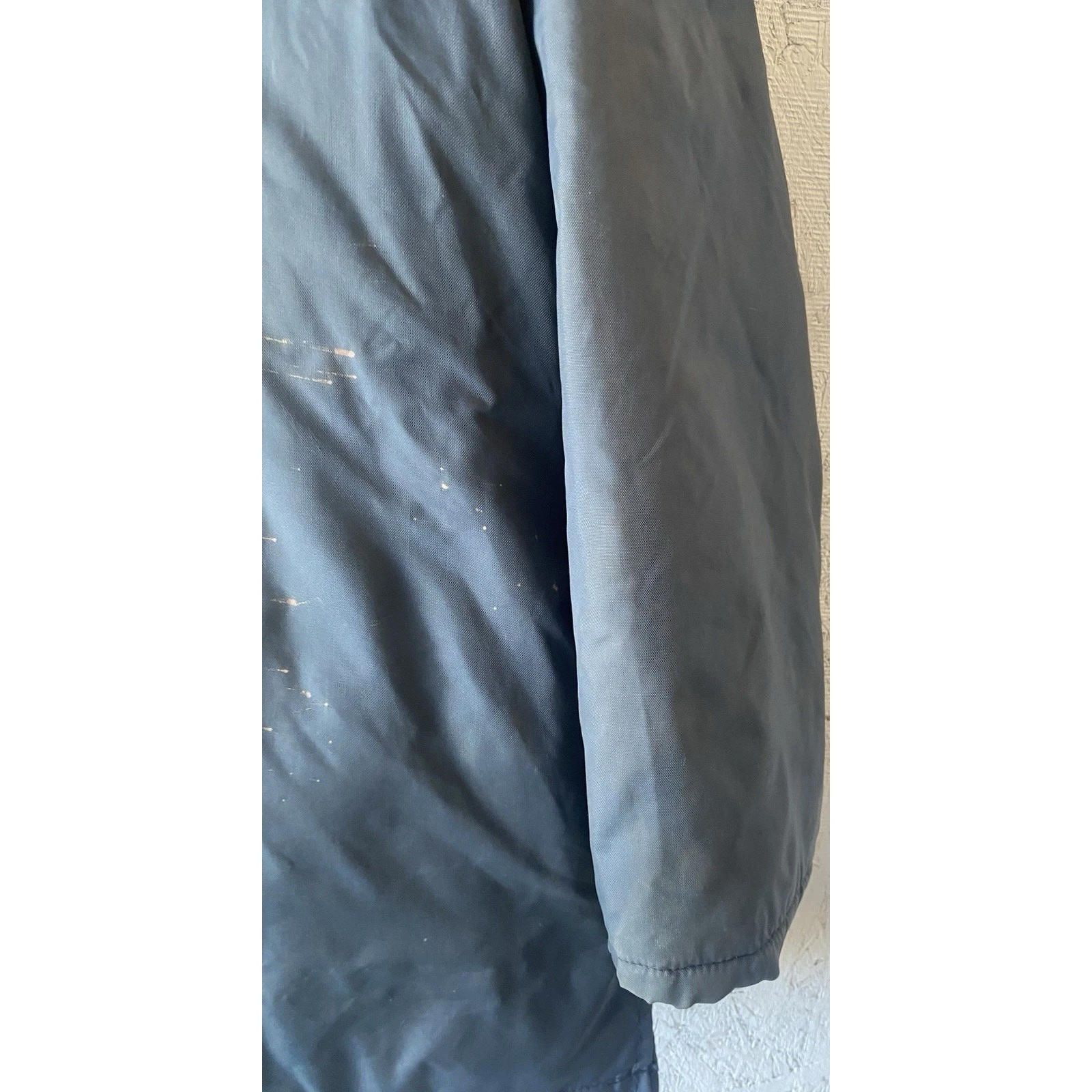 VTG Timber King Waist Flight Jacket Navy Mens Large Rare!! FREE SHIPPING - product detail image 19