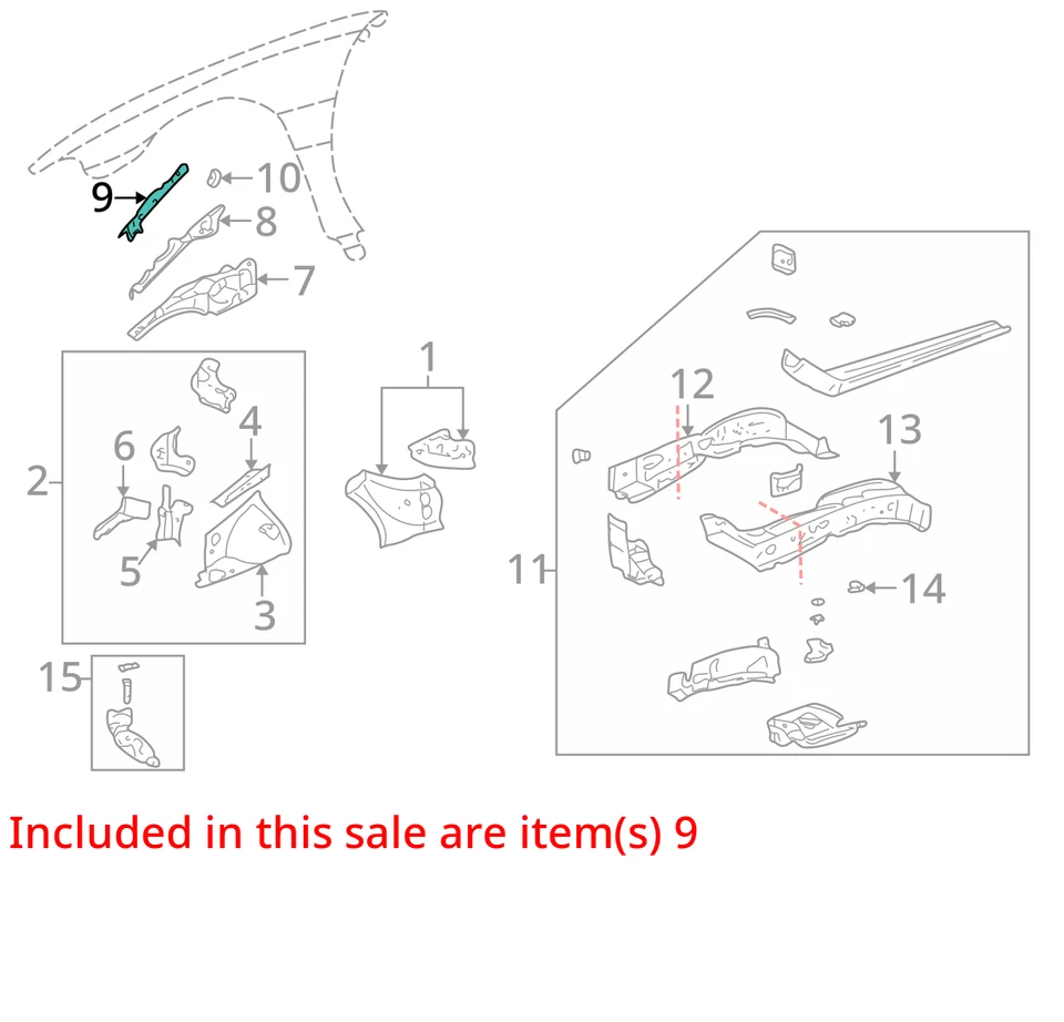 ПОДХОДИТ ДЛЯ 2000-2005 PONTIAC BONNEVILLE КРОНШТЕЙН F/FDR UPR RH 12481354 - НОВЫЙ OEM - Изображение 2 из 3