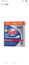 Image of 100pc Sun Professional Classic Dishwasher Tablets