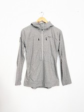 Womens PARAMO Ventura Grey Hooded Half Zip Fleece Top | Size Small - RRP £150