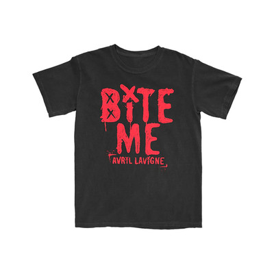 Avril Lavigne Bite Me Album Tee Shirt Classic Black Unisex S-5XL 1P0755