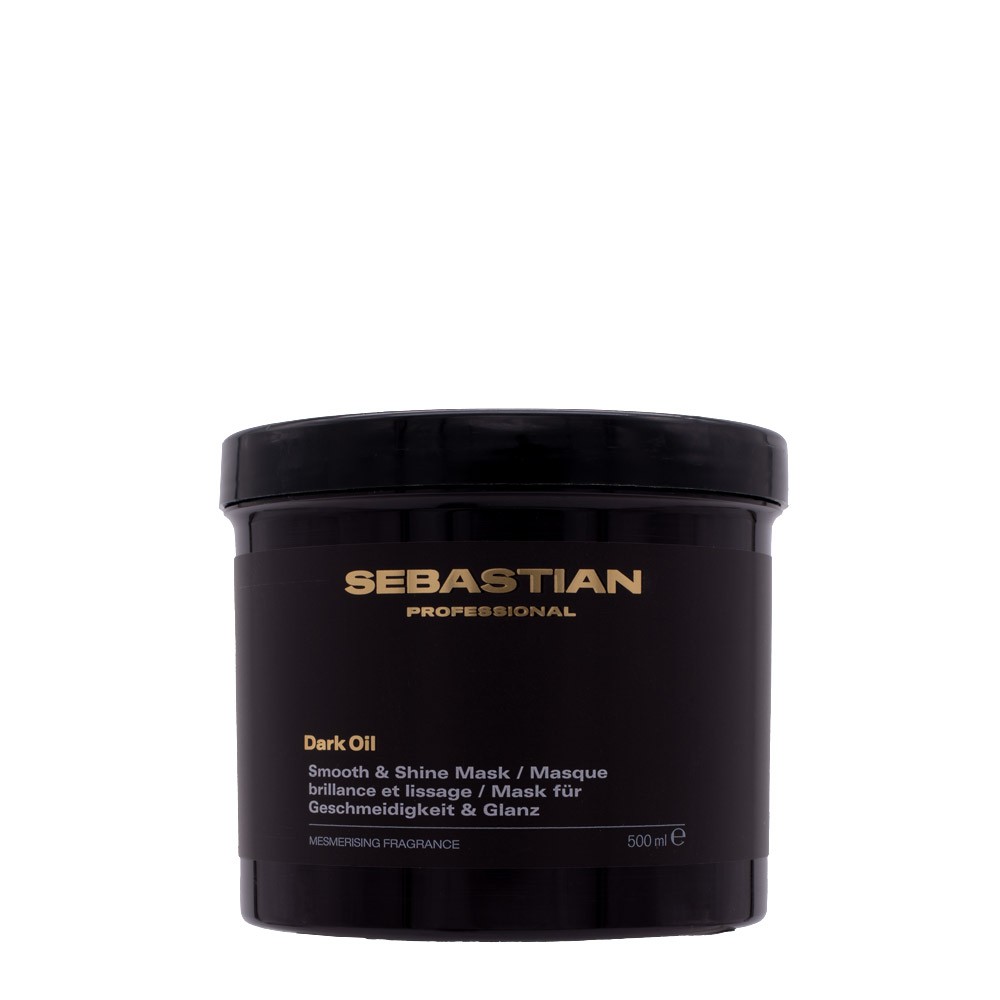 Moisturizing and nourishing DARK OIL nourishing and lightweight professional mask for silky and shiny hair 500 ml - Image 3