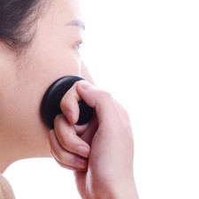 2Pcs Mushroom Shape Massage Stone Natural Lava Basalt Hot Stone For Spa