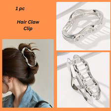 Image of Hollow Out Alloy Hair Claw Clip - Stylish Clamp for Women & Girls