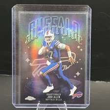 Josh Allen 2025 Topps Chrome Football All-Chrome Refractor #ACT-2 Buffalo Bills