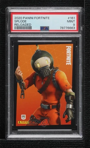 2020 Panini Fortnite Reloaded Splode #161 PSA 9 MINT vg8