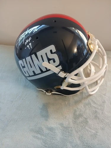 Lawrence Taylor HOFer Signed FS Authentic Game Model New York Giants Helmet -JSA