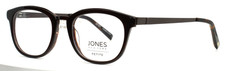 JONES NEW YORK J234 Brown Womens Round Petite Eyeglasses 47-19-135 B:37