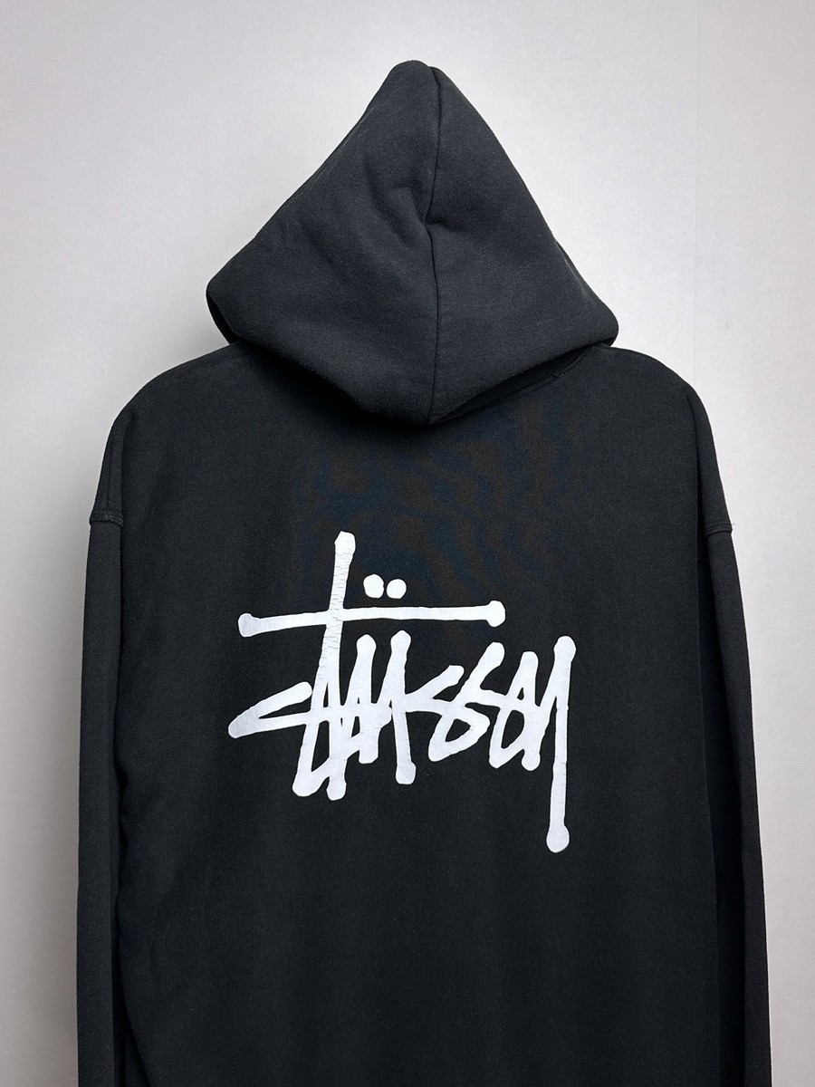 Vintage Stussy Big Logo Heavy Hoodie 00s Size XL | eBay
