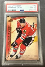 2007 Upper Deck Jonathan Toews #462 PSA 10