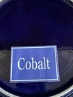 Huge, Round  VINTAGE Fiesta Chop Plate, Cobalt Color, 14 1/2" Across Fiestaware