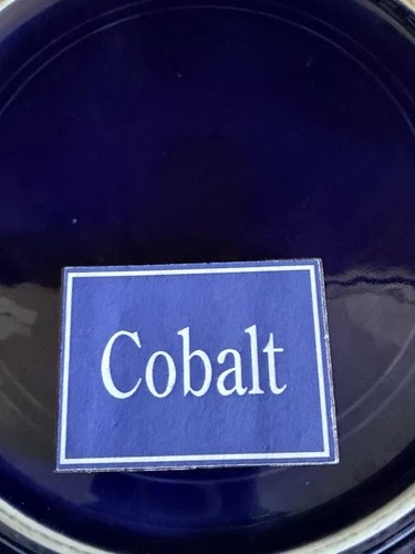 Huge, Round  VINTAGE Fiesta Chop Plate, Cobalt Color, 14 1/2" Across Fiestaware