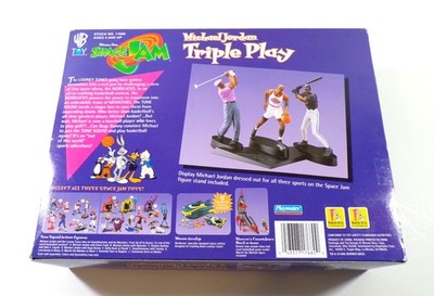 1996 Michael Jordan Space Jam Triple Play Action Figure Set