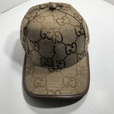 Gucci GG Signature Baseball Cap Beige Hat