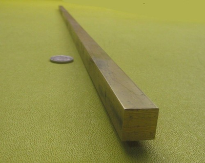 #ad 360 Brass Square Bar 9 16quot; Thick x 9 16quot; Wide x 36.0quot; Length $134.39