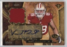 2013 Topps Triple Threads Rookie Relics Gold /25 Vance McDonald Auto nd3