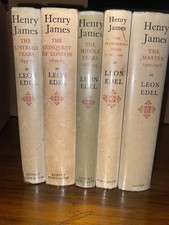 Henry James, A Biography, Leon Edel Full 5 volume set. 