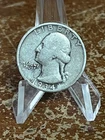 1934 WASHINGTON SILVER QUARTER 25 CENTS COIN # RJ204