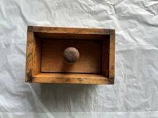 Primitive Wood Butter Mold Press Antique Dovetail HOMESTEAD FARMING KITCHEN