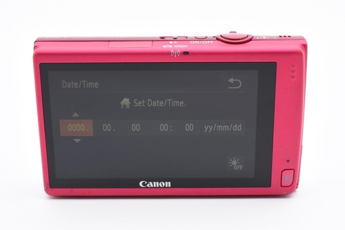 🍀EXC+5🍀Canon IXY 420F PowerShot ELPH 320 IXUS 240 HS Red Wi-Fi w/Battery Japan - Picture 6 of 13