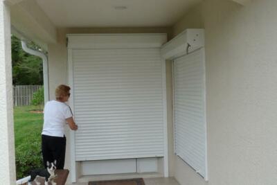 45.25'' x 85'' Rolling Hurricane Shutter- 40 mm