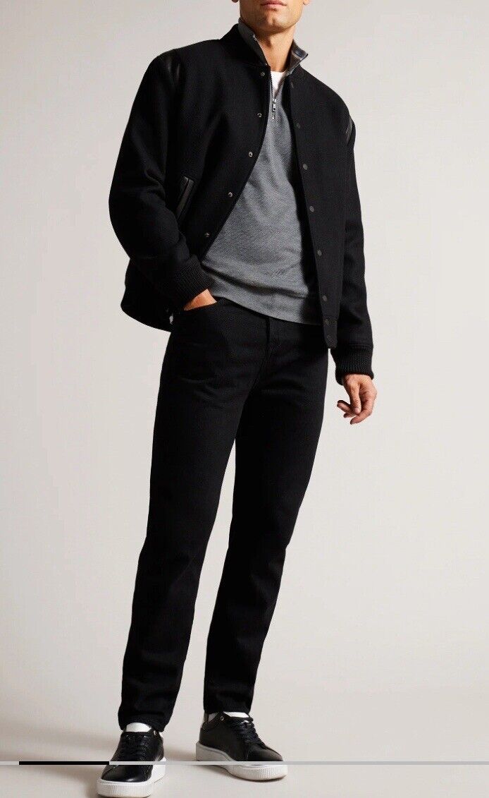 Ted Baker Quarter Zip Knit Funnel Sweater In Grey Marl Size Ted Baker Quarter Zip Knit Funnel Sweater In Grey Marl Size