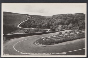 Scotland Postcard The Hairpin Bend Of Berriedale Hill Caithness