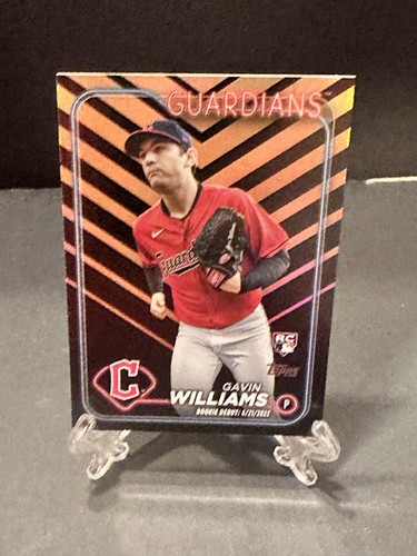 GAVIN WILLIAMS 2024 Topps Update Series HOLIDAY FOIL RC #US294