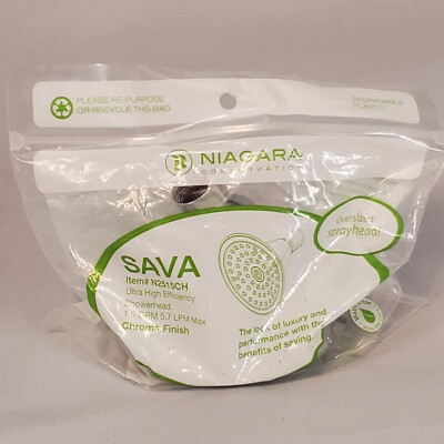 Niagara Conservation Sava Ultra High Efficiency Showerhead chrome N2515CH