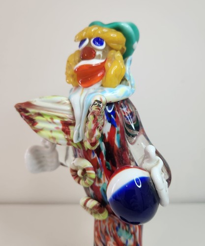 Rare Murano Glass Clown With Ball In Hand 25.5cm (12) - Picture 3 of 10