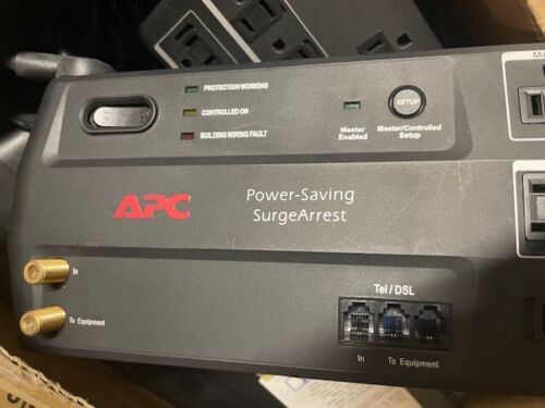 APC P11GTV 11-Outlet Surge Protector 3400 Joules Phone, DSL and Coax Protection - Picture 2 of 5