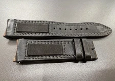 Jaeger LeCoultre Original Leather Black Strap 22/20mm - Original Strap