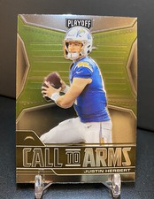 2021 Panini Playoff Football Justin Herbert Call To Arms Insert #CA-JHE Chargers
