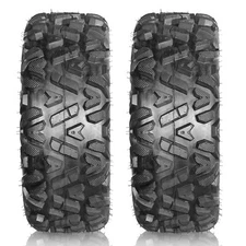 Set of 2 27x9-14 ATV UTV Tires All Terrain AT 6 Ply Rated 27x9x14 27 9 14