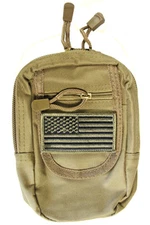 TAN Concealed Carry Molle Gun Pouch For GLOCK SIG RUGER Hk KAHR Compact Pistols