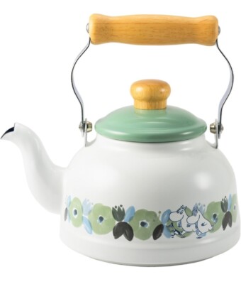 Moomin Valley enamel kettle kitchen ware cookware flower 1.6L pre-order