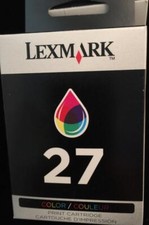 Lexmark 2 Color Ink Cartridges 27 Printers X1100 X1200 X2200 Z500 Z600 EXPIRED