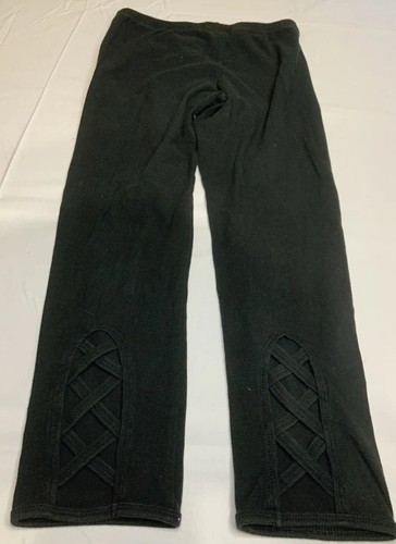 SO BRAND Girl’s Size Small Black Lattice Leggings - Picture 2 of 7